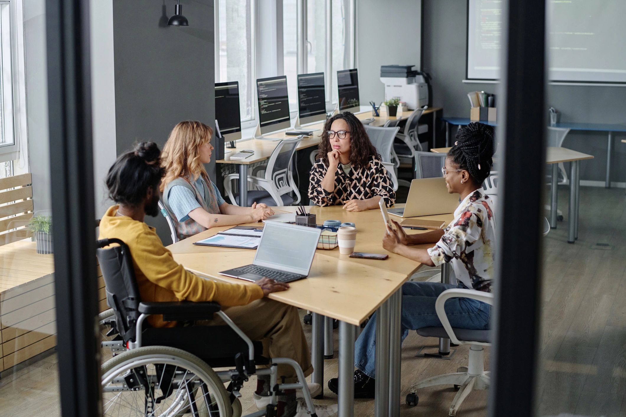 Content team in a collaborative planning session